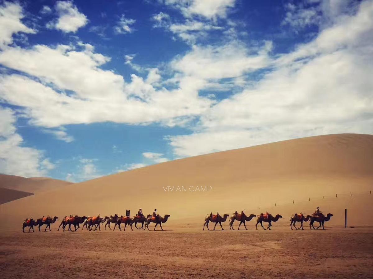 Dunhuang Vivian Desert Camping Hotel Exterior photo